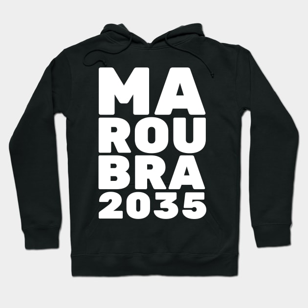 MAROUBRA - 2035 - MA - ROU - BRA Hoodie by SERENDIPITEE